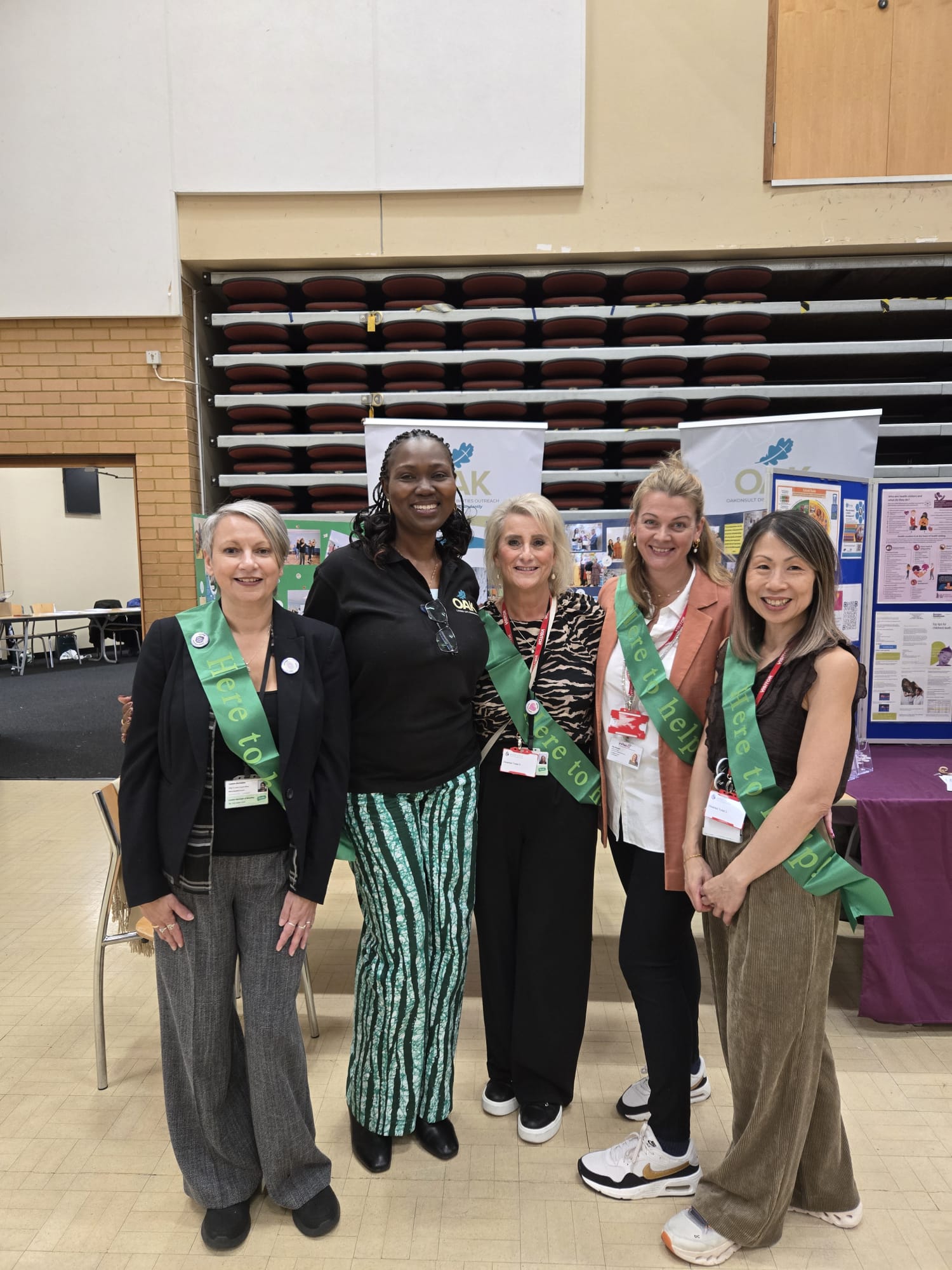 OAKonsult group at a community event