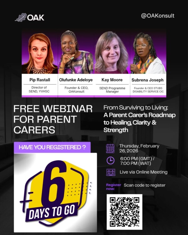 6 days to go. And for many parent carers… life still feels like survival. Waking up tired. Carrying responsibilities that never pause. Putting yo